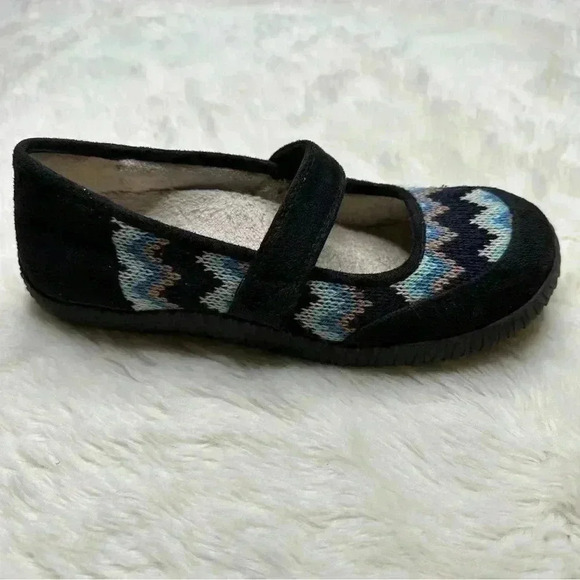 Orthaheel Alta Slippers  Black / Blue / Pink Zigzag Size 5 - Picture 7 of 16